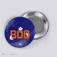 Halloween Master Builder Boo Ghost Building Blocks Bricks Button thumb 0