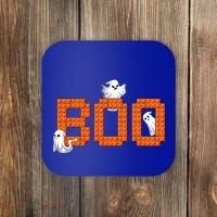 Halloween Master Builder Boo Ghost Building Blocks Bricks Coaster thumb 0