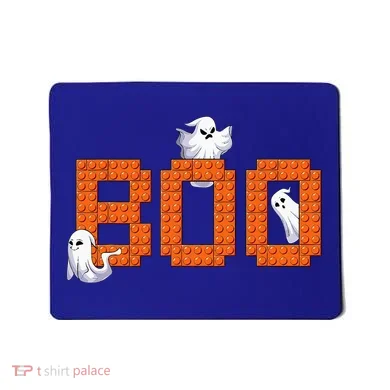 Halloween Master Builder Boo Ghost Building Blocks Bricks Mousepad