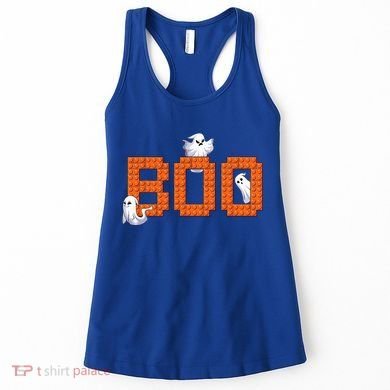 Halloween Master Builder Boo Ghost Building Blocks Bricks Women's Tank Top