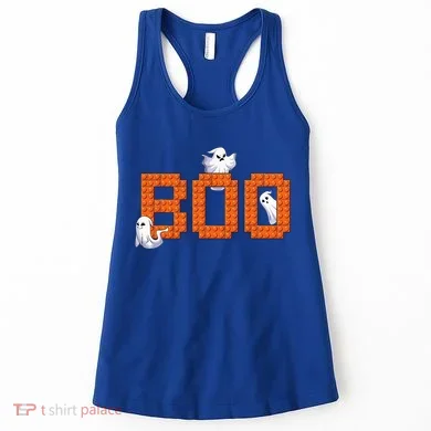 Halloween Master Builder Boo Ghost Building Blocks Bricks Women's Tank Top