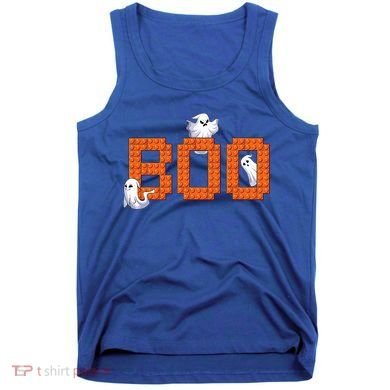 Halloween Master Builder Boo Ghost Building Blocks Bricks Tank Top