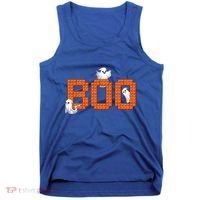 Halloween Master Builder Boo Ghost Building Blocks Bricks Tank Top thumb 0