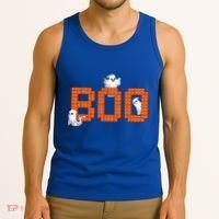 Halloween Master Builder Boo Ghost Building Blocks Bricks Tank Top thumb 3