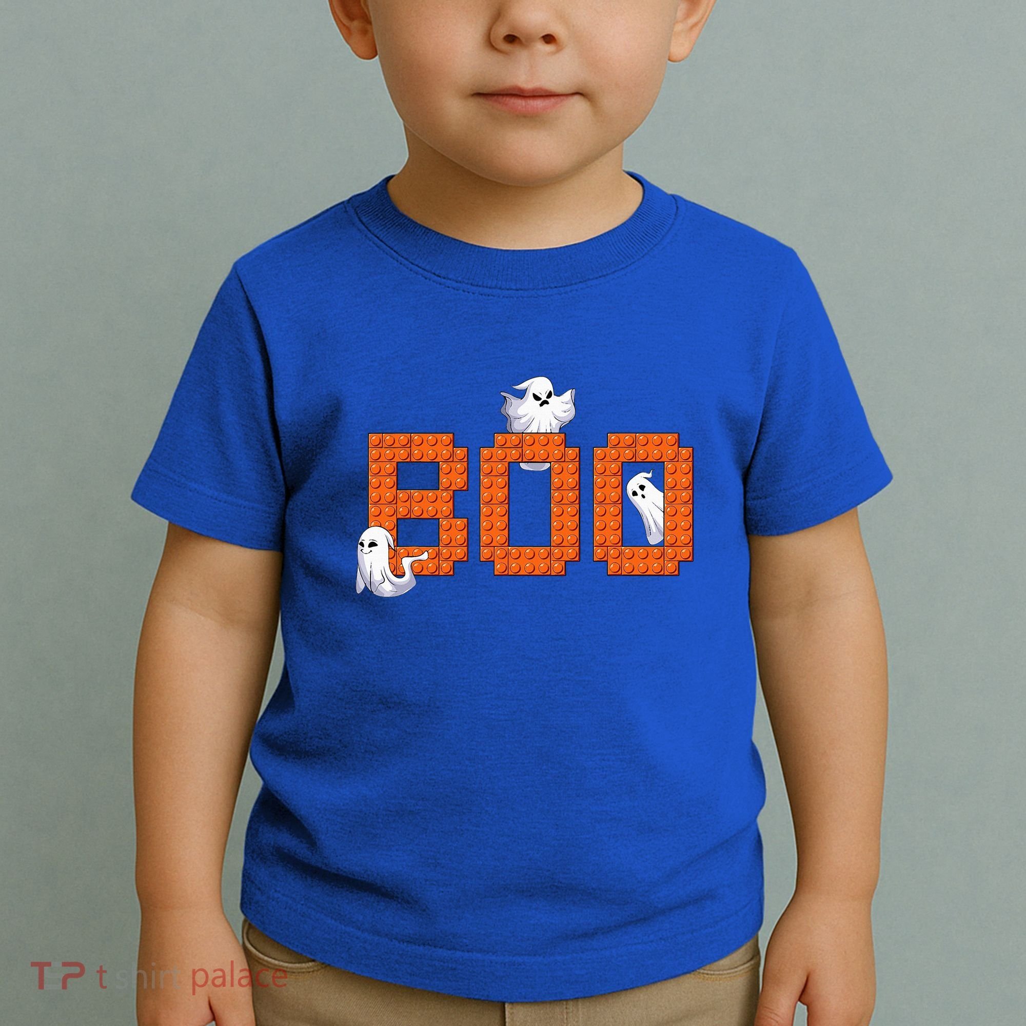 Halloween Master Builder Boo Ghost Building Blocks Bricks Toddler T-Shirt