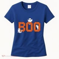 Halloween Master Builder Boo Ghost Building Blocks Bricks Women's T-Shirt thumb 0