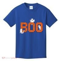 Halloween Master Builder Boo Ghost Building Blocks Bricks Kids T-Shirt thumb 0