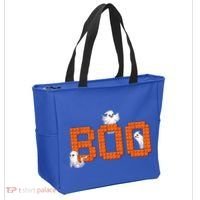 Halloween Master Builder Boo Ghost Building Blocks Bricks Tote Bag thumb 2