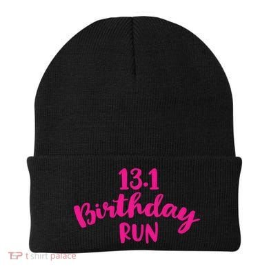 Half Marathon Birthday Runner Gift Running Beanie