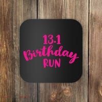 Half Marathon Birthday Runner Gift Running Coaster thumb 0