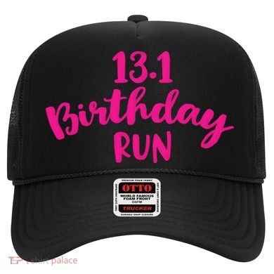 Half Marathon Birthday Runner Gift Running Hat