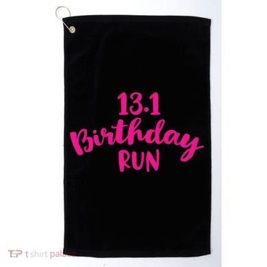 Half Marathon Birthday Runner Gift Running Golf Towel