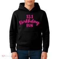 Half Marathon Birthday Runner Gift Running Kids Hoodie thumb 4