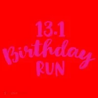 Half Marathon Birthday Runner Gift Running Santa Hat thumb 1