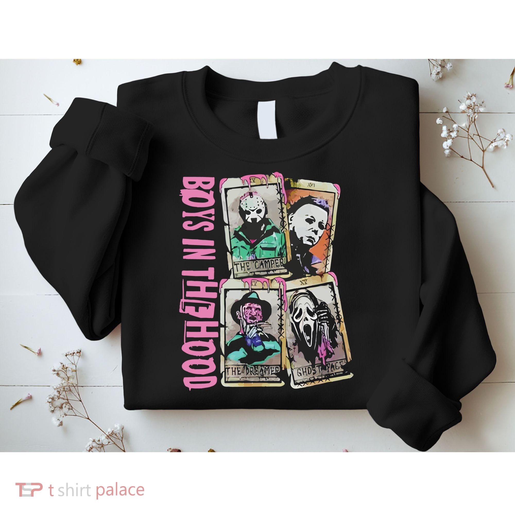 Horror Movie Boy In The Hood Sweatshirt
