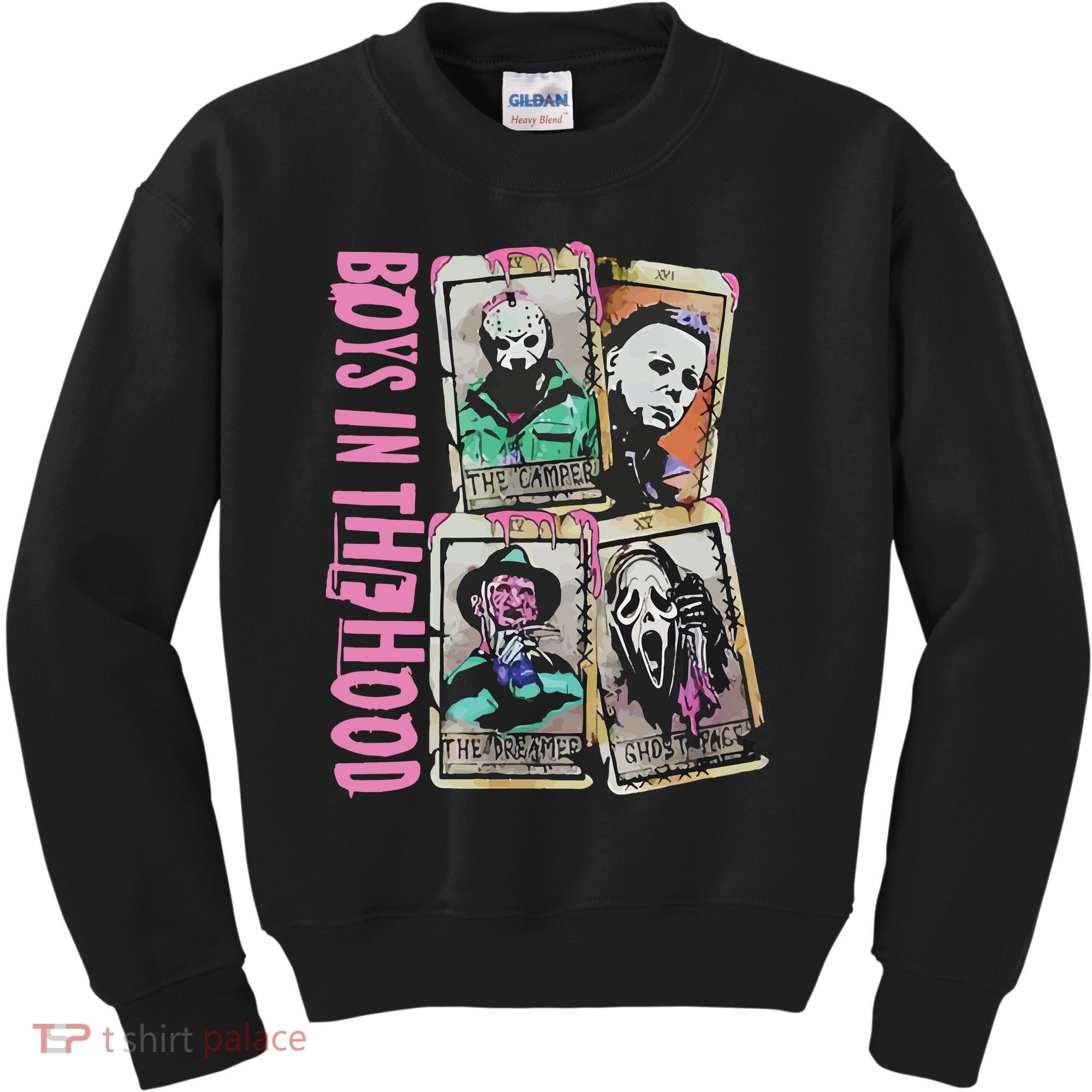 Horror Movie Boy In The Hood Kids Sweatshirt