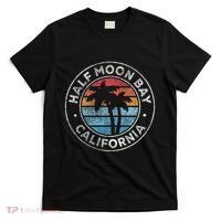 Half Moon Bay California Ca Vintage Graphic Retro 70s T-Shirt thumb 0