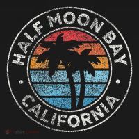 Half Moon Bay California Ca Vintage Graphic Retro 70s T-Shirt thumb 7