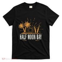 Half Moon Bay California Vintage Beach T-Shirt thumb 0