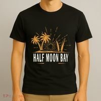 Half Moon Bay California Vintage Beach T-Shirt thumb 3
