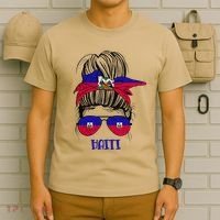Haitian Messy Bun Haiti Haiti woman flag Proud T-Shirt thumb 6