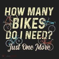 How Many Bikes Do I Need Just One More Funny Bike Cyclist Beanie thumb 2