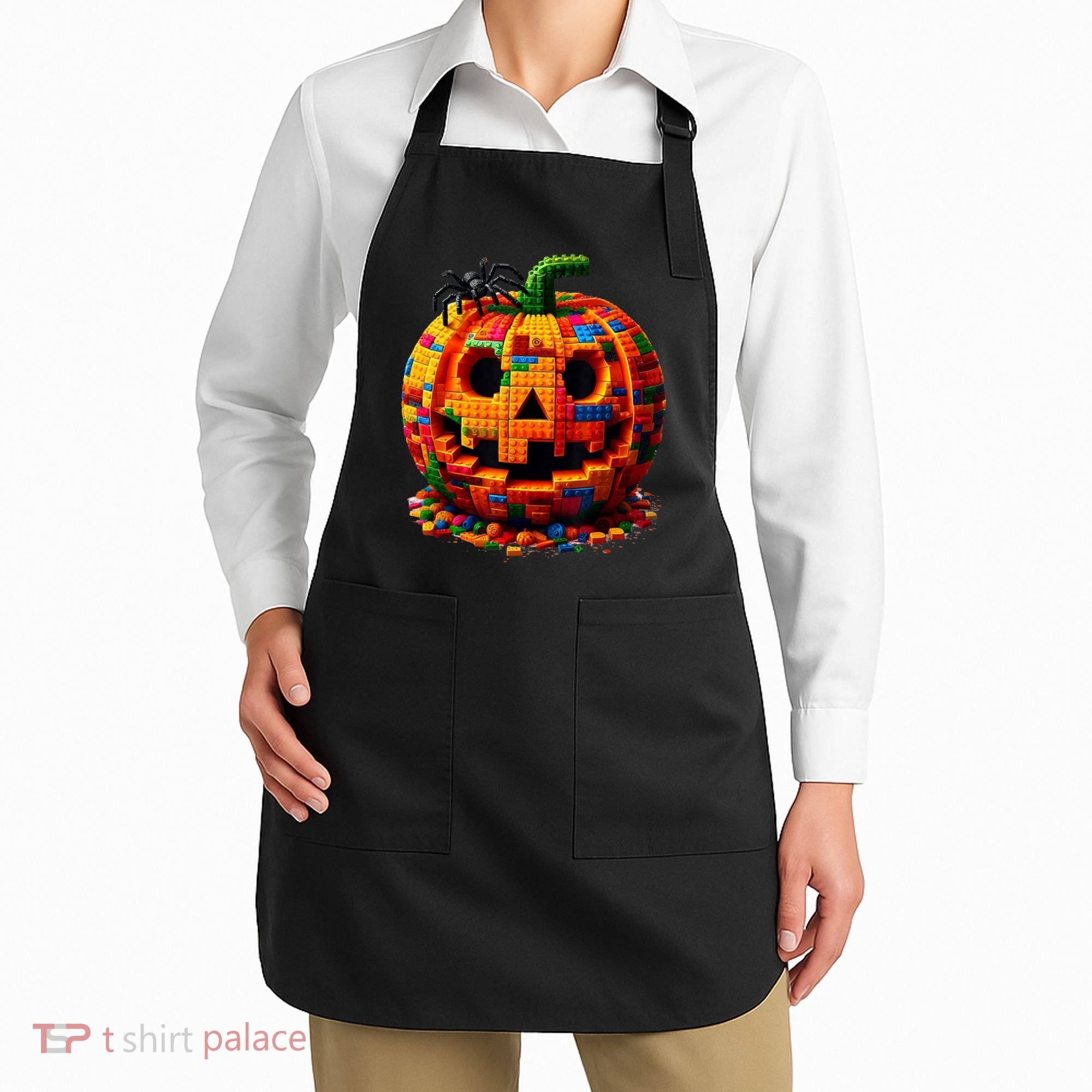Halloween Master Builder Pumpkin Apron