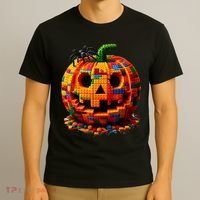 Halloween Master Builder Pumpkin T-Shirt thumb 3