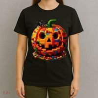 Halloween Master Builder Pumpkin T-Shirt thumb 4