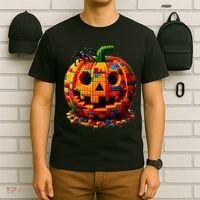 Halloween Master Builder Pumpkin T-Shirt thumb 6