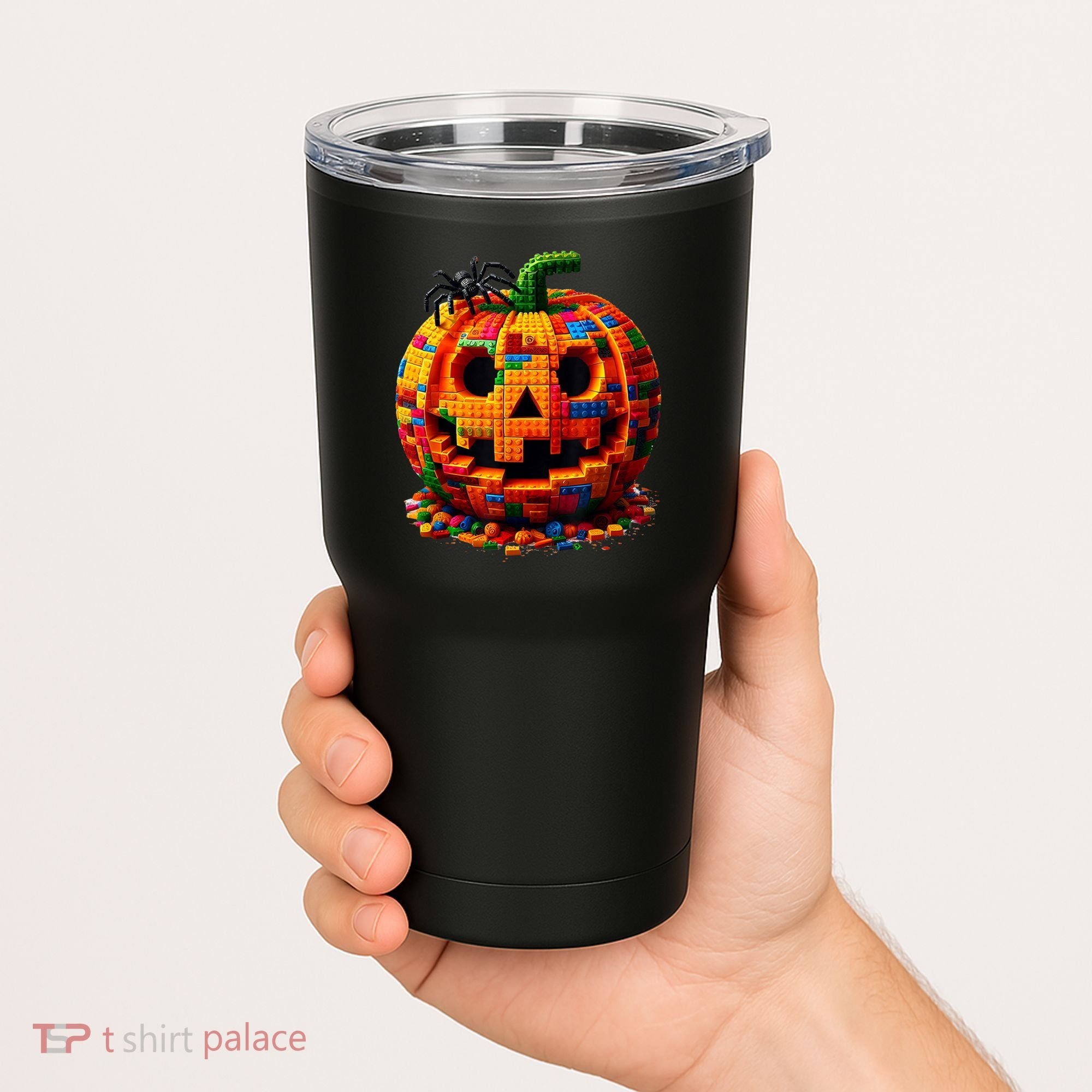 Halloween Master Builder Pumpkin Tumbler