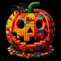 Halloween Master Builder Pumpkin Women's Tank Top thumb 5