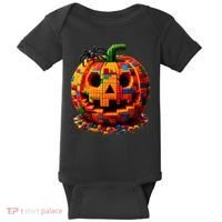 Halloween Master Builder Pumpkin Baby Bodysuit thumb 0