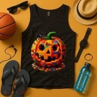 Halloween Master Builder Pumpkin Tank Top thumb 4