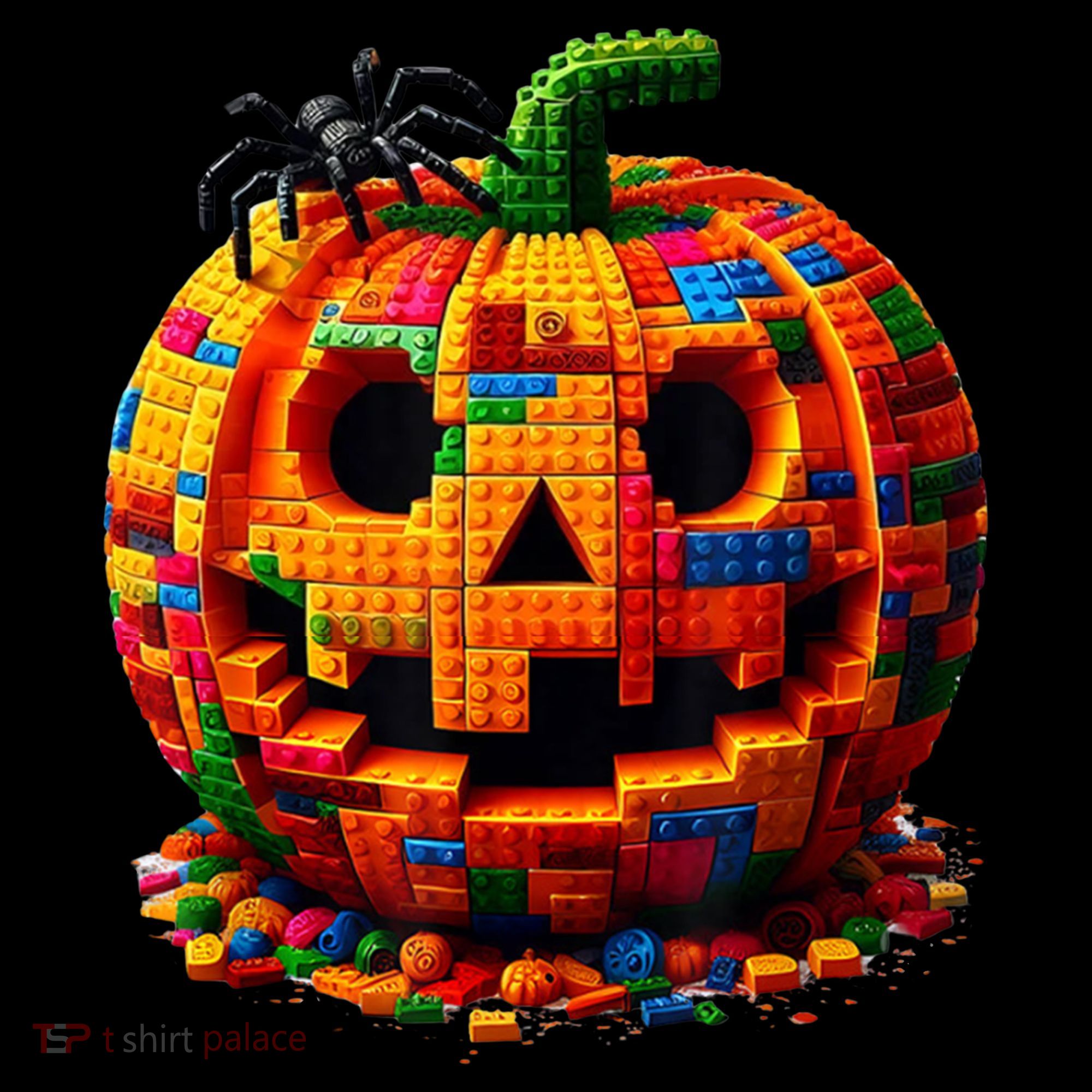 Halloween Master Builder Pumpkin Tank Top