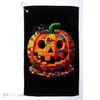 Halloween Master Builder Pumpkin Golf Towel thumb 0
