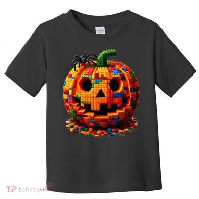 Halloween Master Builder Pumpkin Toddler T-Shirt