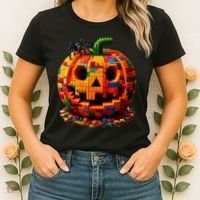 Halloween Master Builder Pumpkin Women's T-Shirt thumb 2