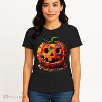 Halloween Master Builder Pumpkin Women's T-Shirt thumb 4