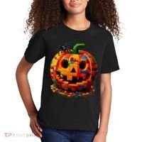 Halloween Master Builder Pumpkin Kids T-Shirt thumb 2