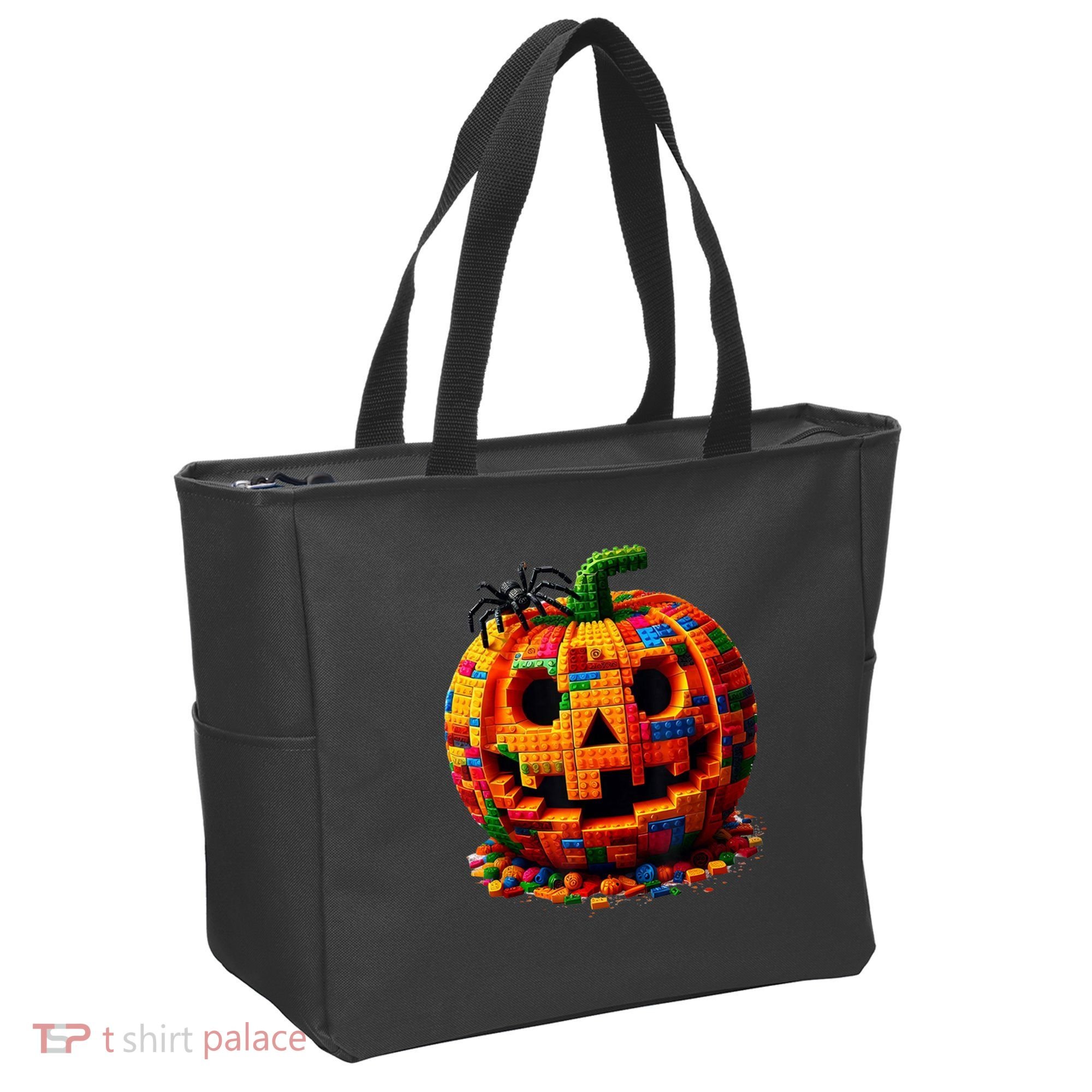 Halloween Master Builder Pumpkin Tote Bag