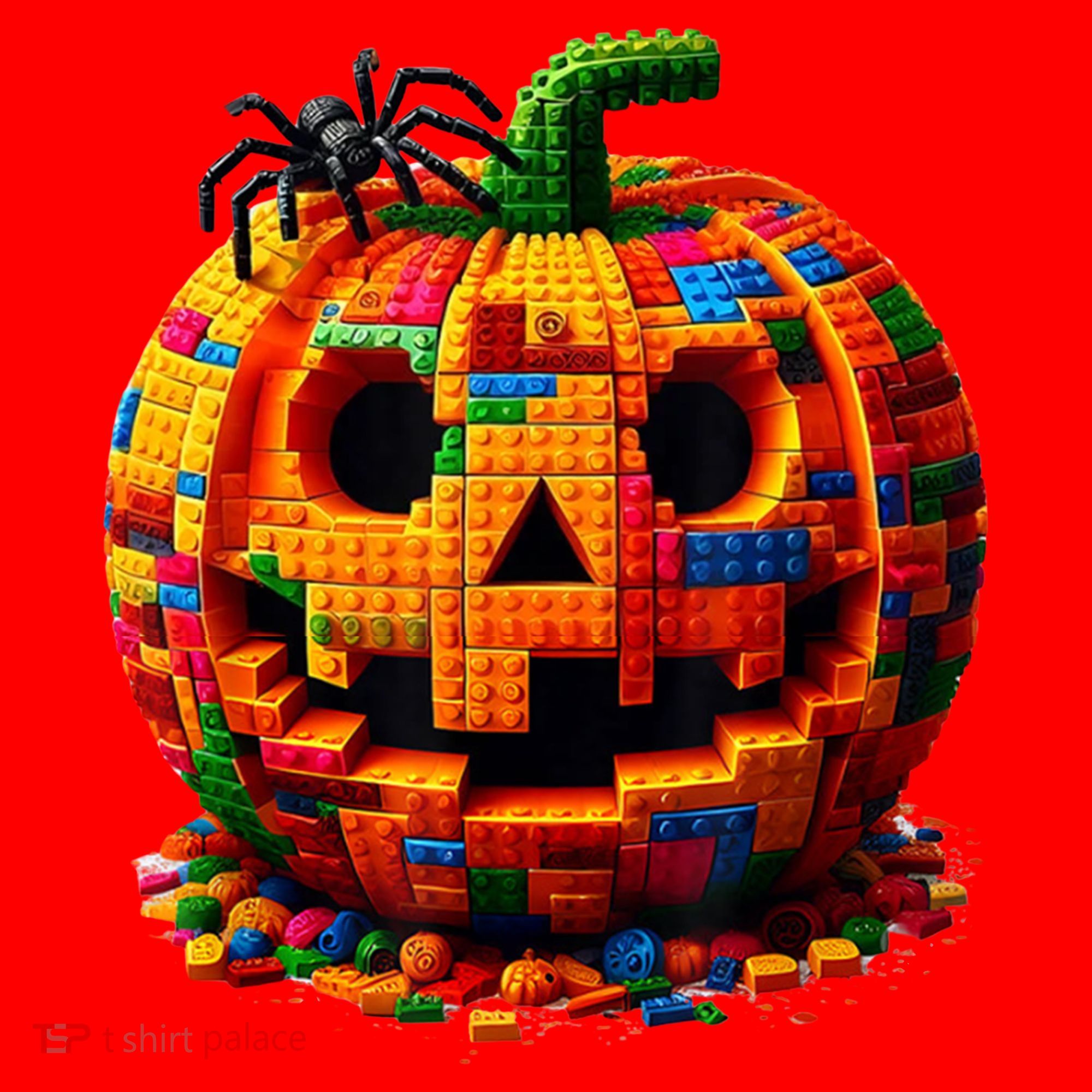 Halloween Master Builder Pumpkin Santa Hat