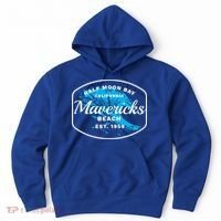 Half Moon Bay Mavericks Beach Surfing Gift Travel Gift Hoodie thumb 0