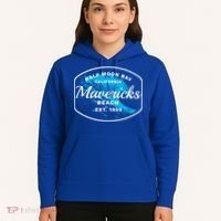 Half Moon Bay Mavericks Beach Surfing Gift Travel Gift Hoodie thumb 5