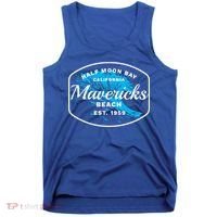Half Moon Bay Mavericks Beach Surfing Gift Travel Gift Tank Top thumb 0