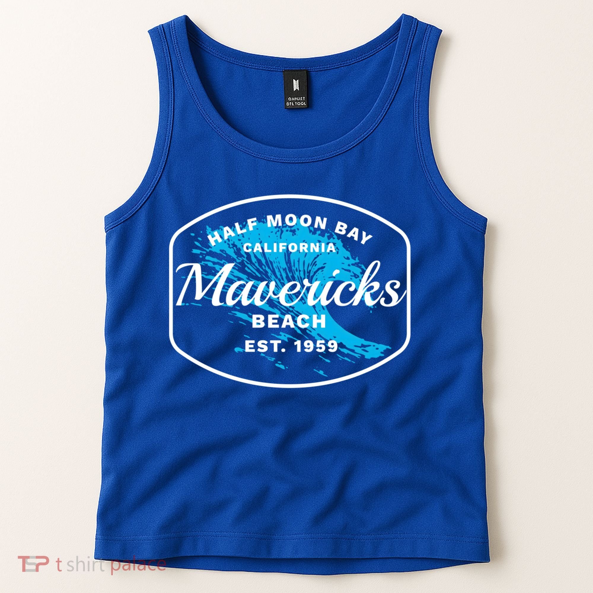 Half Moon Bay Mavericks Beach Surfing Gift Travel Gift Tank Top