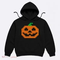 Halloween Master Builder Pumpkin Brick Building Block Hoodie thumb 0
