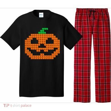 Halloween Master Builder Pumpkin Brick Building Block Pajama Set