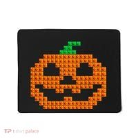 Halloween Master Builder Pumpkin Brick Building Block Mousepad thumb 0