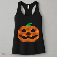 Halloween Master Builder Pumpkin Brick Building Block Women's Tank Top thumb 3